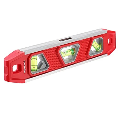 WORKPRO 9-Inch Torpedo Level M...Measuring plumbing, wood, etc.
