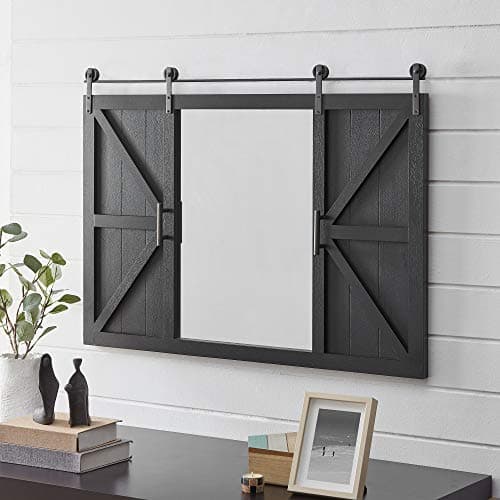 FirsTime & Co. Black Hayloft B...ood, Farmhouse, 36 x 26 inches