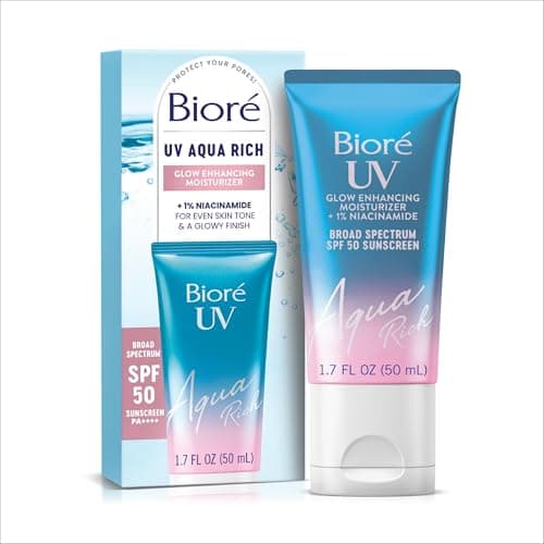 Biore UV Aqua Rich Glow Enhanc... Moisturizer SPF 50, 1.7 fl oz