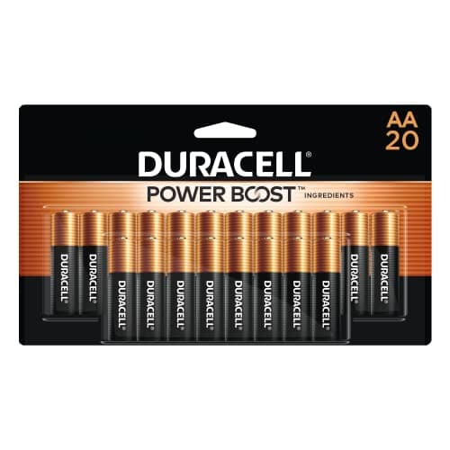 [SnS] $11.48 | 20-Count DURACELL Coppertop AA Batteries at Amazon (57.4￠ each)