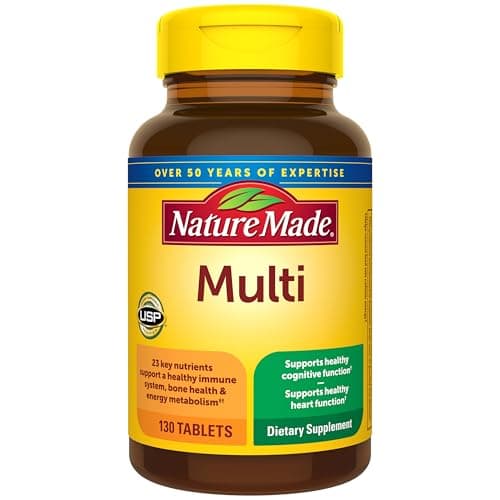 130-Count Nature Made Multivitamin Tablets w/ Iron: 2 for $7 w/ S&S + Free Shipping w/ Prime or on $35+
