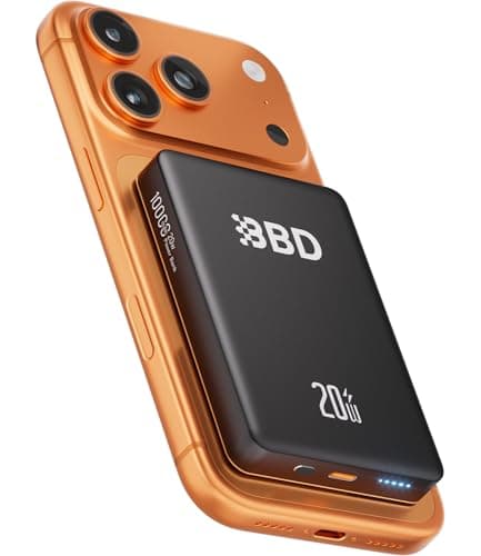 BBD 10,000mAh MagSafe Power Bank w/ 20W USB-C PD Charging (Black) $9.99 + Free Shipping w/ Prime or on $35+