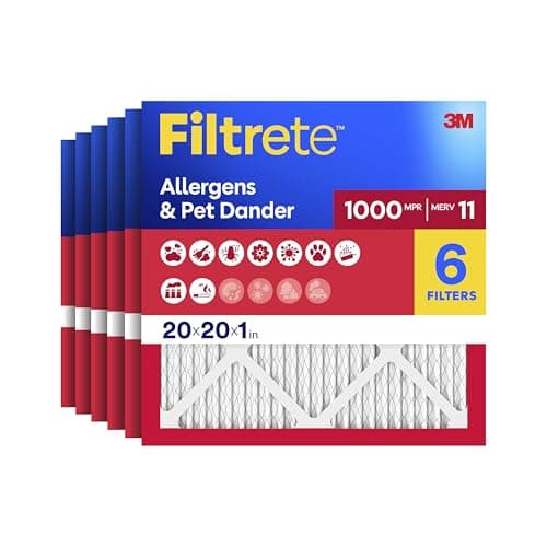Filtrete 20x20x1 AC Furnace Ai... Size 19.69 x 19.69 x 0.81 in)