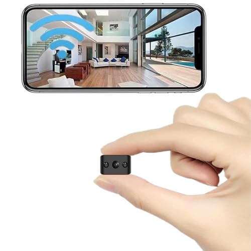 Small Indoor Outdoor Camera Security Wireless Home Cameras Spy Mini WiFi Pet Camaras, HD Tiny Nanny Cam,Wide Angle,Night Vision, Home Indoor Outdoor Camara,Can No Need WiFi Cams For House Security