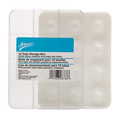 Ateco Storage Box, 12-Compartm...upplies, One Size, Clear/White