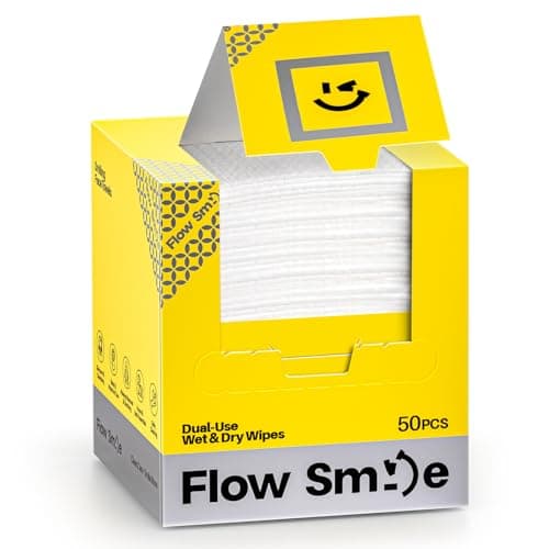50-Count Flow Smile Dual-Use Wet/Dry Disposable Face Towels $4.54 or 4 for $14.39 ($3.60 each) w/ S&S + Free Shipping w/ Prime or on $35+