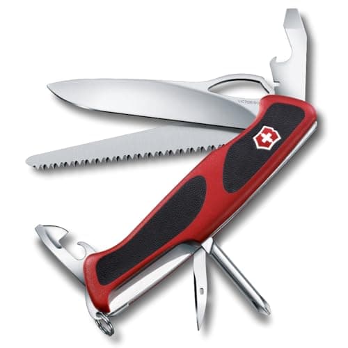 Victorinox Ranger 78 M Grip Sw...ezers and Wood Saw - Red/Black