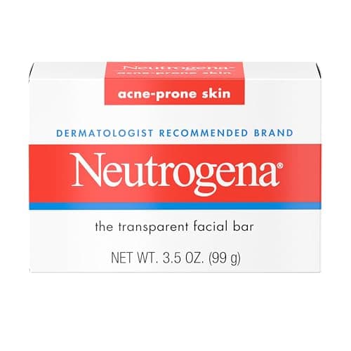 Neutrogena 3.5-Ounce Facial Cleansing Bar for Acne-Prone Skin $2.38 w/ S&S + Free Shipping w/ Prime or on $35+