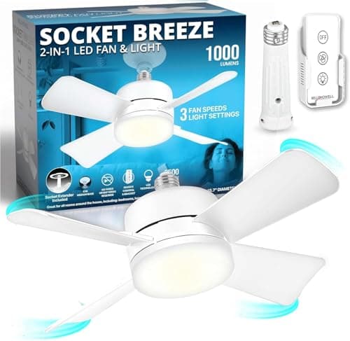Bell+Howell Socket Breeze 15.4... Bedroom, Kitchen, Living Room