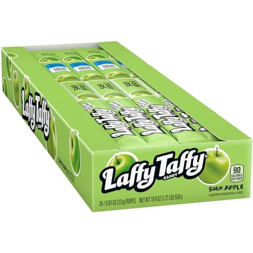 24-Pack Laffy Taffy Rope Candy (Sour Apple) $8.73 w/ S&S + Free Shipping w/ Prime or on $35+