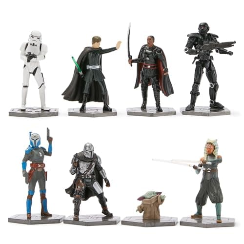 [Prime] 8-Count Disney Store Star Wars: The Mandalorian Figure Set w/ Grogu, Ahsoka Tano & More $25.49 + Free Shipping