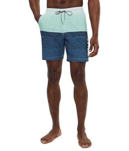 Hurley Men's Epic Ombre Volley Swim Shorts Tropical Mist Small