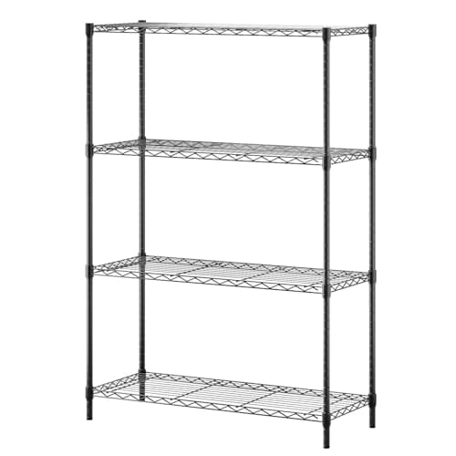 BestOffice | 4-Tier Wire Stora...eal for Home & Garage Shelving