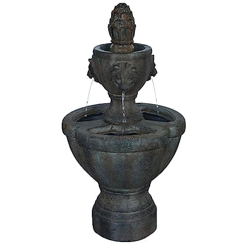 Outdoor Fountain – Polyresin 2... Soothing Sound by Pure Garden