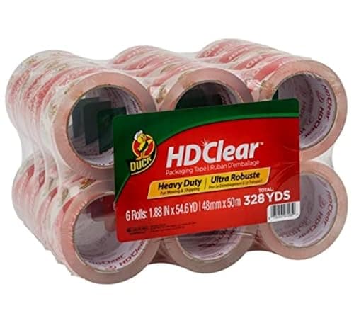 Duck HD Clear Packing Tape Ref...1.88 In. x 54.6 Yards (393730)