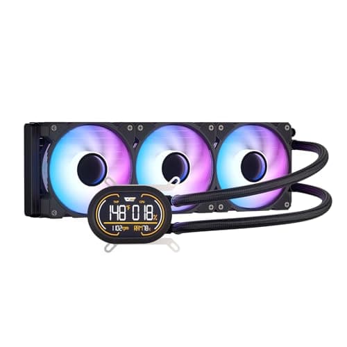 Selective Amazon Accounts darkFlash DH360D V1.2 with Display, CPU Monitoring, ARGB Sync, PWM Fans 360mm AIO $35 ($69.99 clip coupon) [Read Feedback about Display]