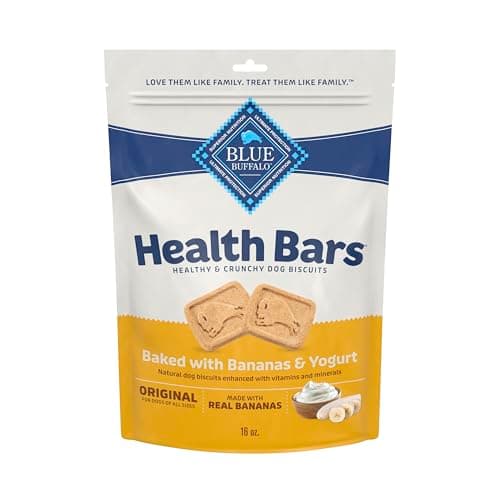 [SnS, AC] $3.49* | 16-Ounce Buffalo Health Bars Crunchy Oven-Baked Dog Biscuits (Bananas & Yogurt) at Amazon