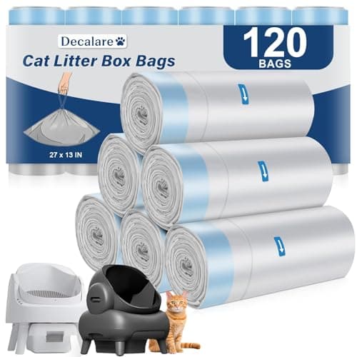 120 Count Cat Litter Box Bags for NeakM1 and Petpiv 11&12 Litter Boxes
