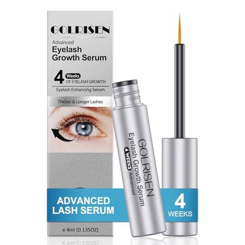 Eyelash Growth Serum with Myristoyl Pentapeptide-4, Advanced Lash Enhancing Serum for Thicker, Longer, Fuller Lashes - 4ml Lash Serum for Natural Eyelash Growth
