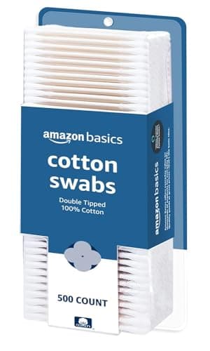 Prime Members: 500-Ct Amazon Basics Double Tipped Cotton Swabs $2.15 w/ S&S + Free S&H