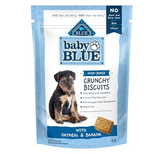 Blue Buffalo Baby Blue Crunchy...ts, Oatmeal & Banana, 8-oz Bag