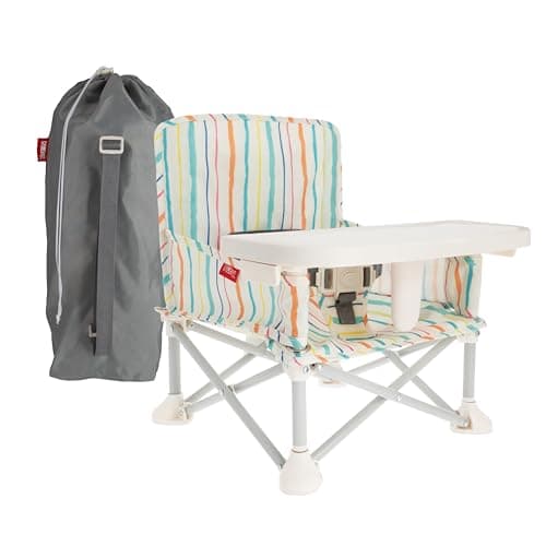 Nuby Pop-Up Booster Seat with ...er Travel Essentials - Stripes