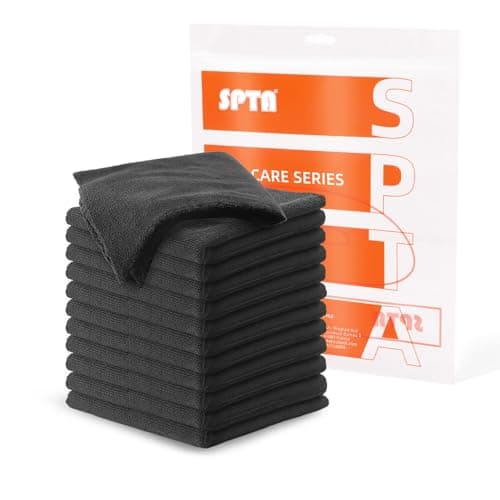 SPTA Microfiber Cleaning Towel...n x 16.1in, 350GSM, Grey-MT038