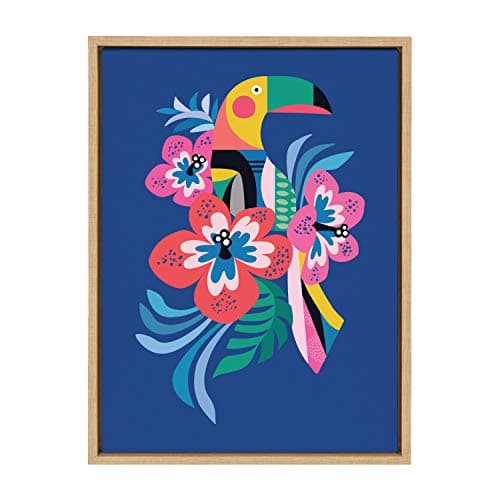Kate and Laurel Sylvie Mid Cen...Colorful Tropical Art for Wall