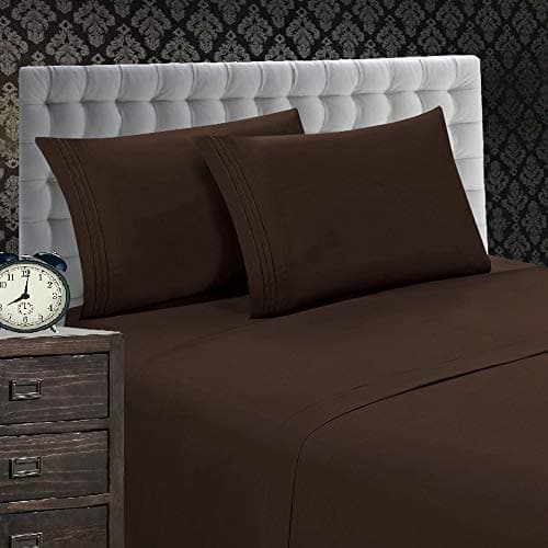 Elegant Comfort 1500 Premier L... 16inch, King, Chocolate Brown