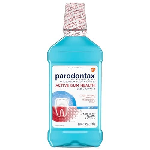 16.9-Fl Oz Parodontax Active Gum Health Mouthwash (Mint) $3.83 w/ S&S + Free Shipping w/ Prime or on $35+