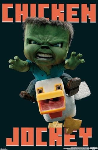 A Minecraft Movie - Chicken Jo...4L" x 22.4W", Unframed Version