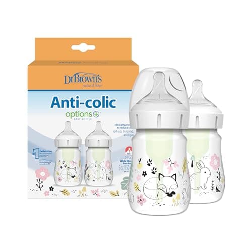 Dr. Brown's Anti-Colic Options...L, Level 1 Nipple, 0m+, 2-Pack