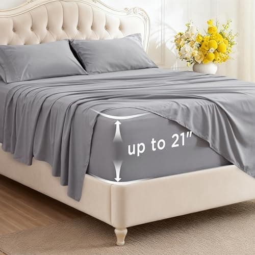 4-Piece Queen Size Bedsure GentleSoft Deep Pocket Sheet Set (Various) from $13.49 + Free Shipping w/ Prime or on $35+