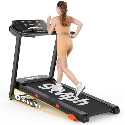 THERUN Incline Treadmill 18" L...le for Indoor Fitness Workouts
