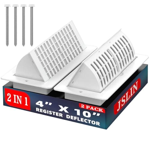 Floor Vent Covers with Vent Deflector 2-Pack for $25 + free shipping