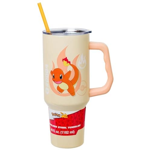 Silver Buffalo Pokémon Stainle...Standard Cup Holder, 40 Ounces