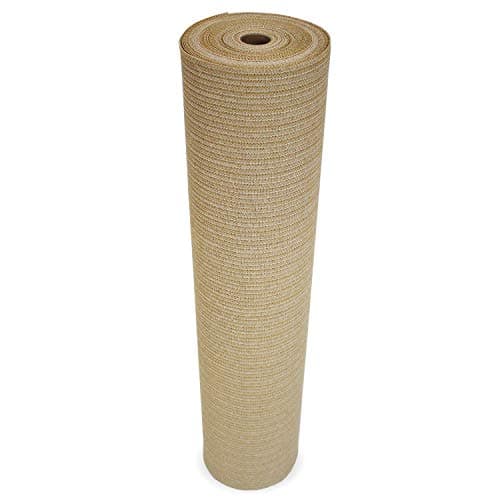 Coolaroo 90% UV Block Heavy Du...ant HDPE, 6ftx50ft Roll, Beech
