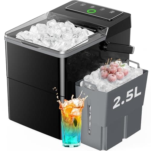 Silonn Ice Maker Countertop wi..., 2 Ice Sizes for Home Kitchen