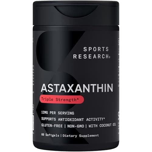 Select Accts: 60-Ct Sports Research 12mg Triple Strength Astaxanthin Softgels $14.55 w/ S&S