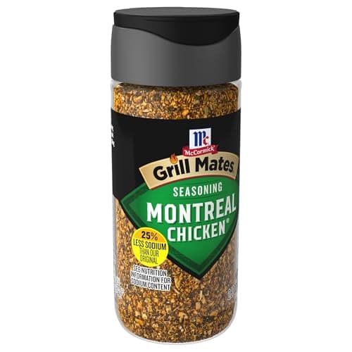 McCormick Grill Mates 25% Less...Seasoning, 2.87 oz (Pack of 6)
