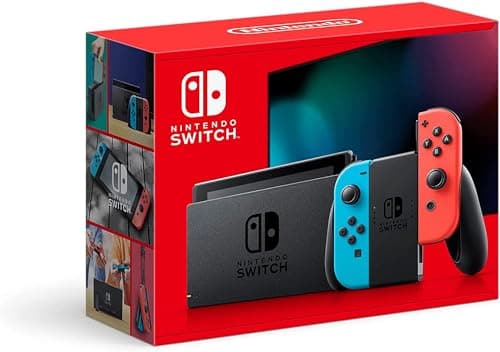 [Resale, AC] $204.10 | Nintendo Switch with Neon Blue and Neon Red Joy-Con (Used - Like New) at Amazon