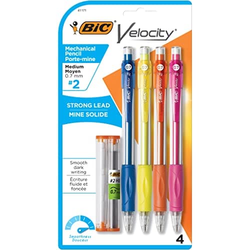 4-Pack BIC Velocity 0.7mm Mechanical Pencils $3.19 + Free Shipping w/ Prime or on $35+