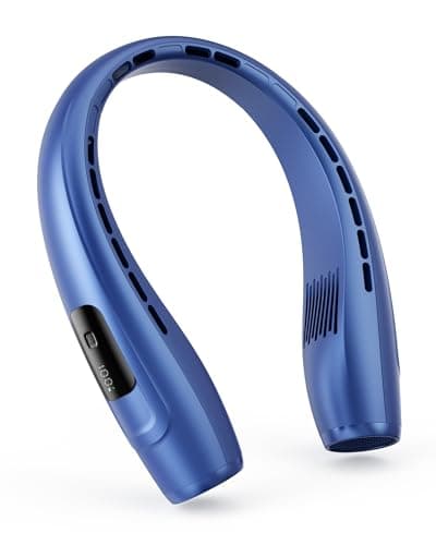 [Prime] Peiyuu 4000mAh Bladeless Neck Fan w/ USB-C Charging & 3 Speed Settings (Blue) $9.99 + Free Shipping w/ Prime or on $35+
