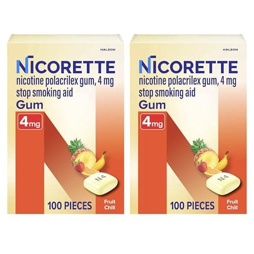 Nicorette Nicotine Gum Stop Sm...uit Chill Flavor - 2x100 Count
