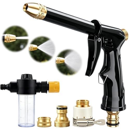 2026 New Pressure Washer Wand for Garden Hose with 3 Adjustable Jet Nozzles, 360° Rotating Design for Car Washing, Patio, Outdoor Cleaning (1 Set)​