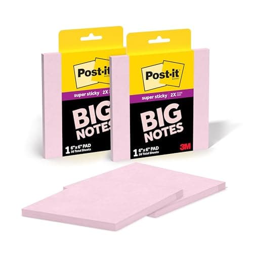 Post-it Super Sticky Big Notes... Group Brainstorming, and More