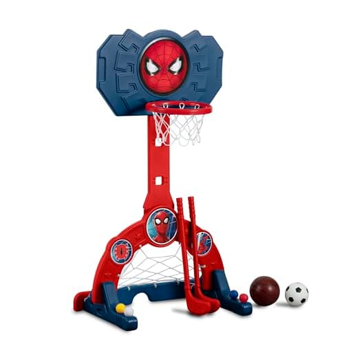Delta Children Marvel Spider M...ey Net and Golf Game, Red/Blue