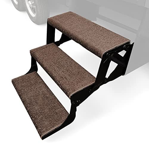 3-Pack Prest-O-Fit 2-4020 Wrap... Step Rug Espresso 20 in. Wide