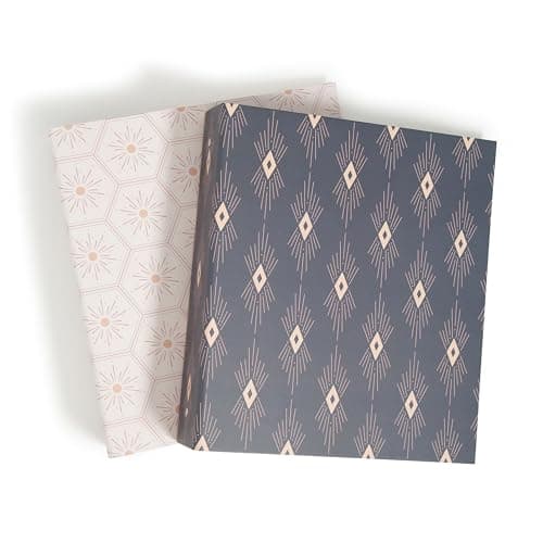 U Brands Eco-Conscious 2" Bind...o Prints, Silver Metal O-Rings