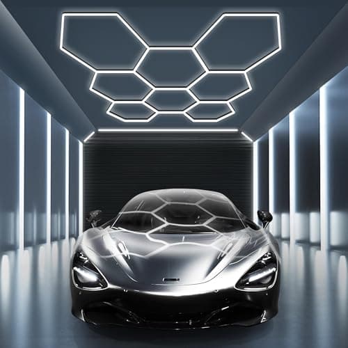 Modern Hexagon LED Garage Light Grid System for $61 + free shipping